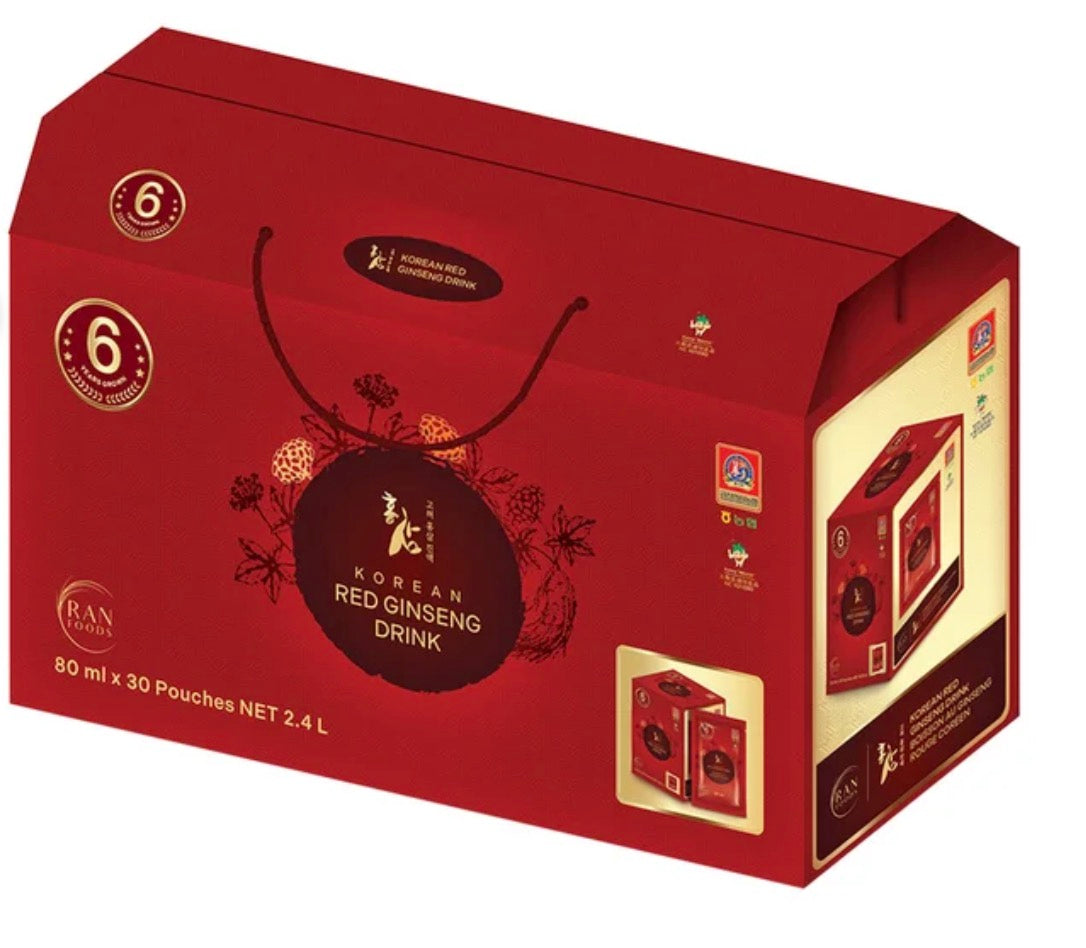Korean Red Ginseng Tonic, 60 x 80ml